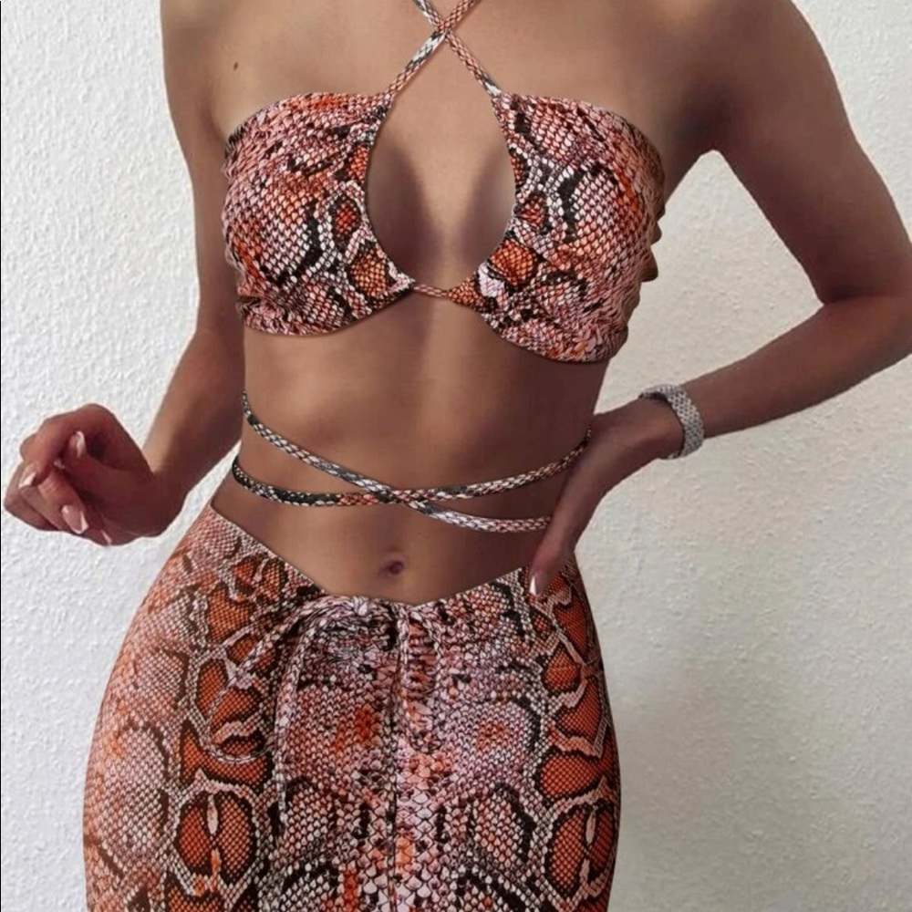 3 piece bathing suit
